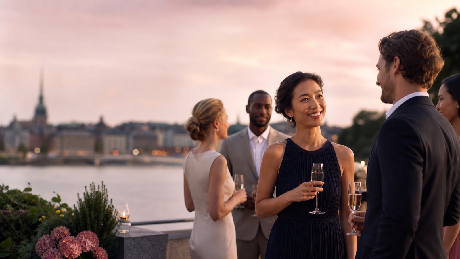 International couple connecting across cultures